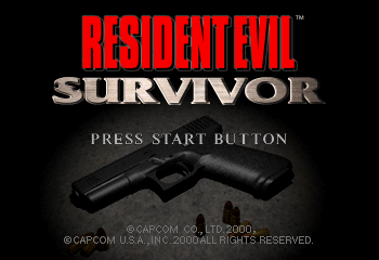 Resident Evil: Survivor Title Screen